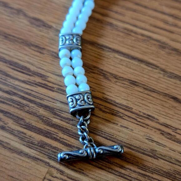 BRIGHTON "Lady Jane Emporia" Vintage Silver And Pearl Watch CITY WEDDING STYLE - Picture 6 of 12